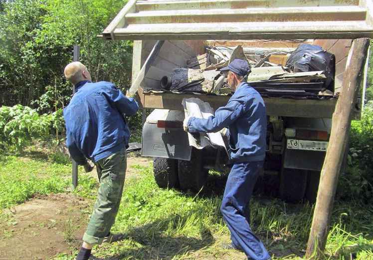 Вывезти строительный мусор с дачи из Тольятти в Переволоки